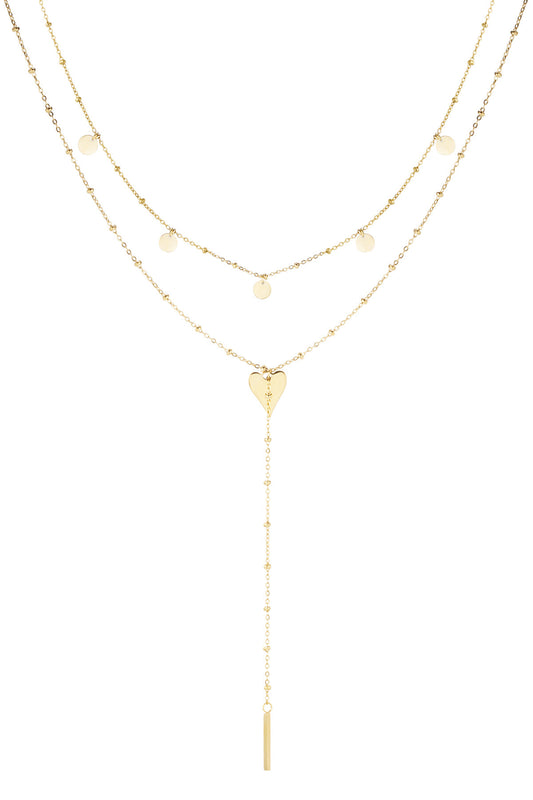Collier long à la taille