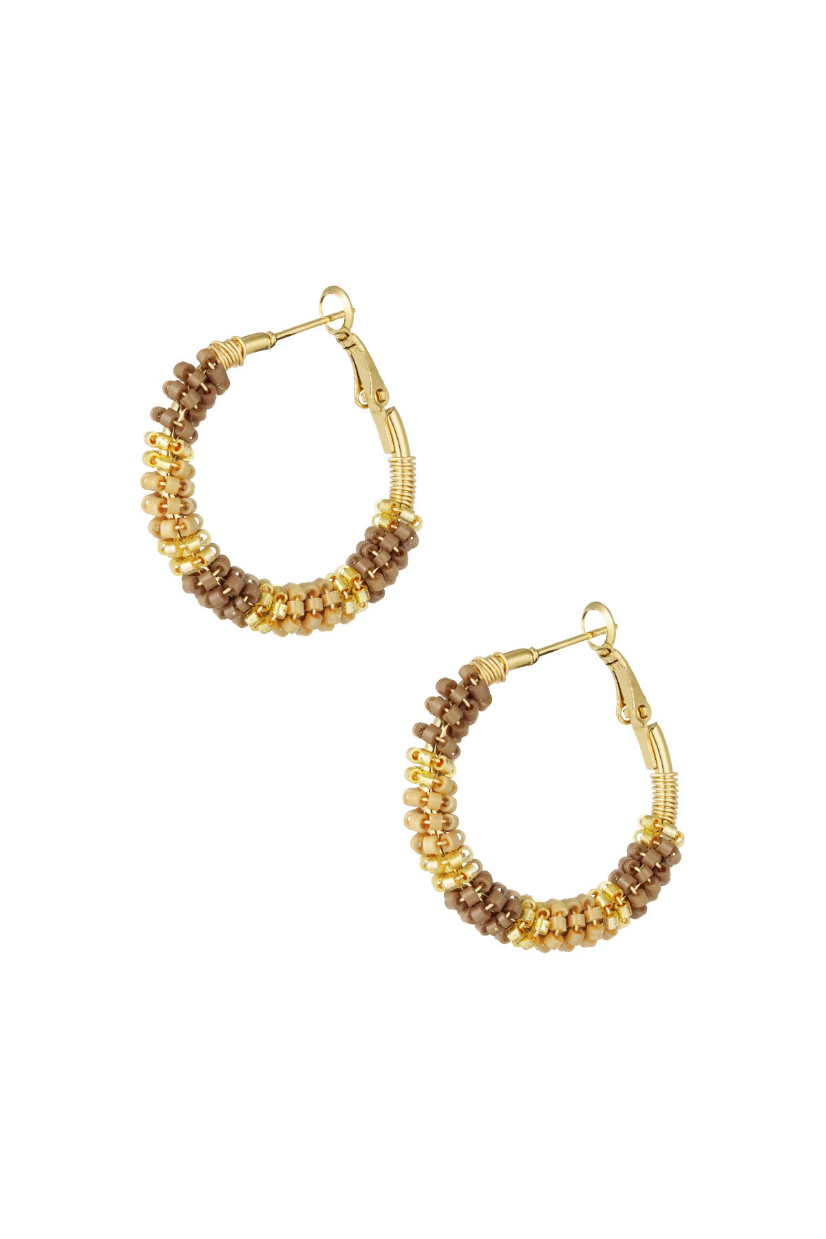 Boucle d'oreille perles de joie
