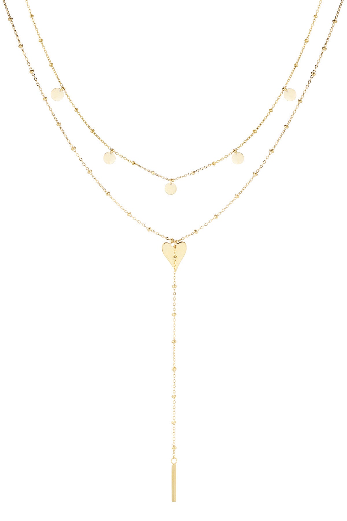 Collier long à la taille