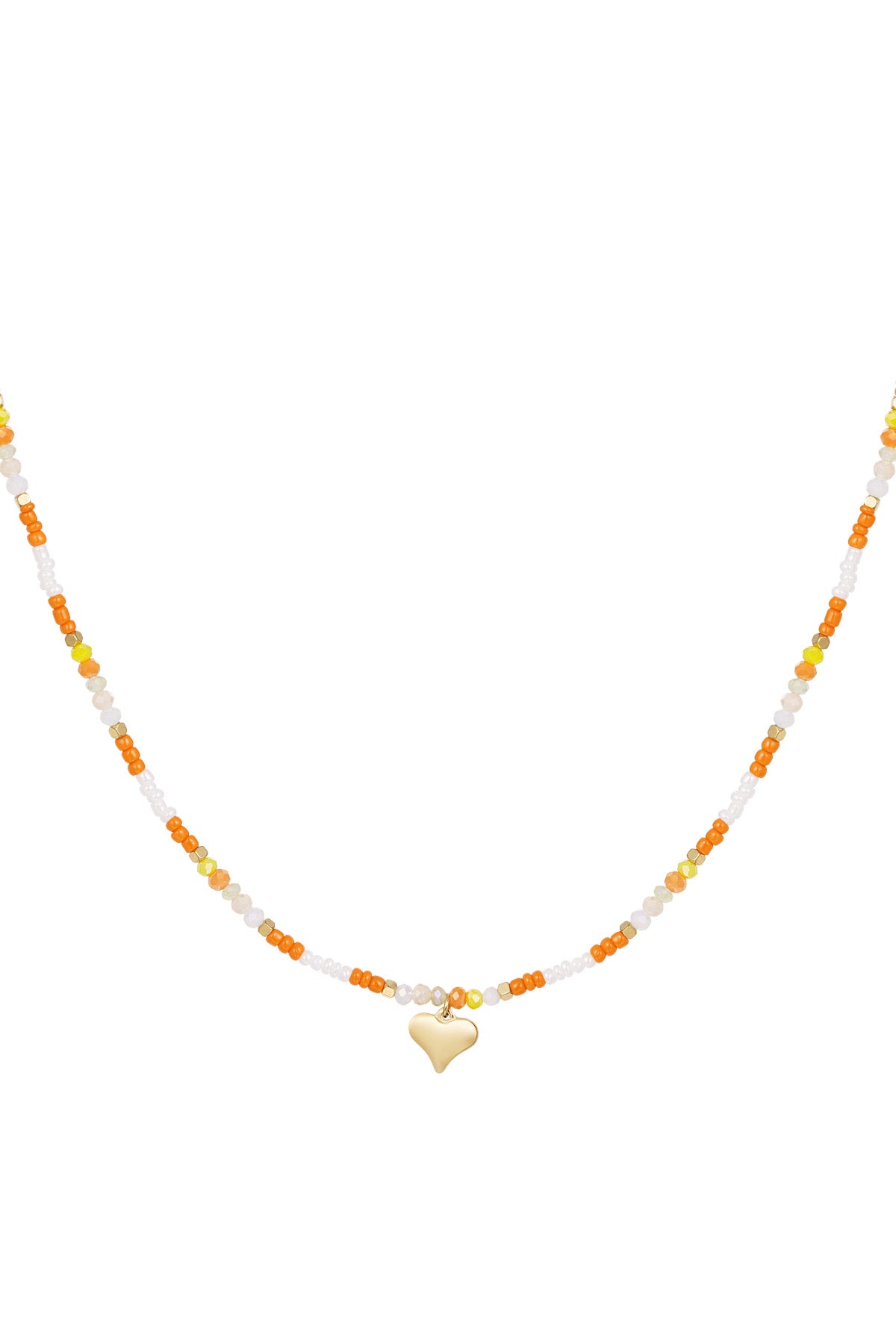 Collier de perles colorées
